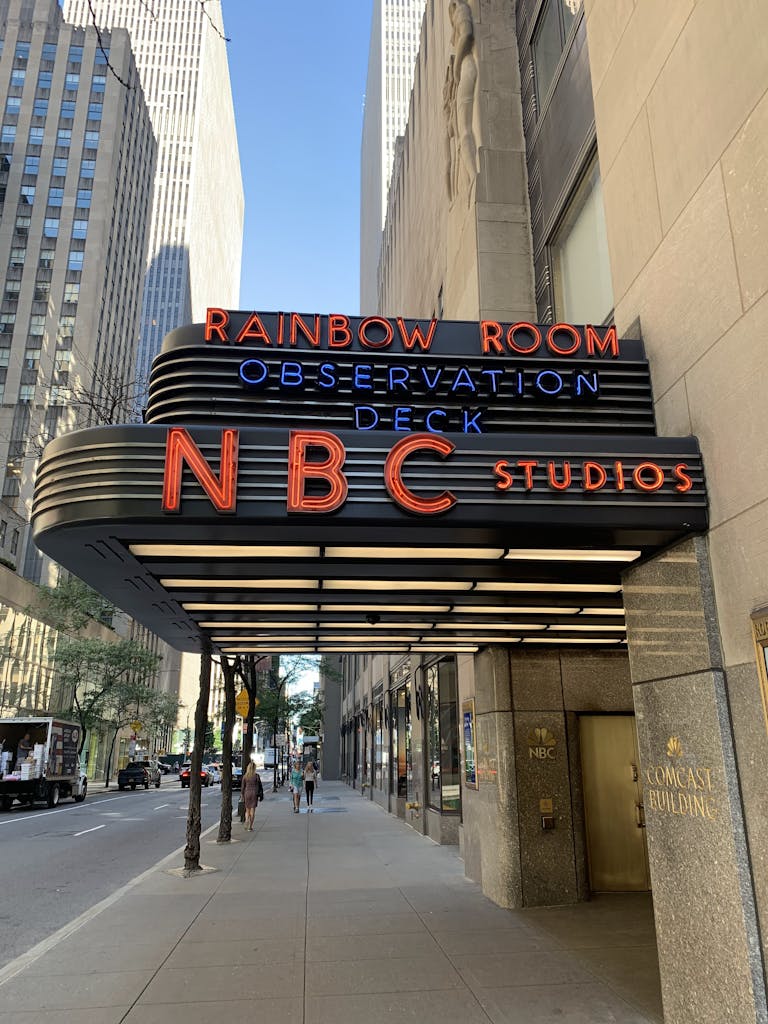 Photo of a Facade of the Rockeffeler Plaza, Manhattan, New York